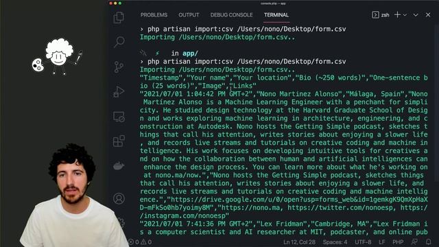 Parse CSV Data from Google Forms with Laravel смотреть онлайн
