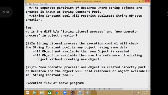 30 CORE JAVA DAY 30 What is String Constant Pool What is String Literal Process etc смотреть онлайн