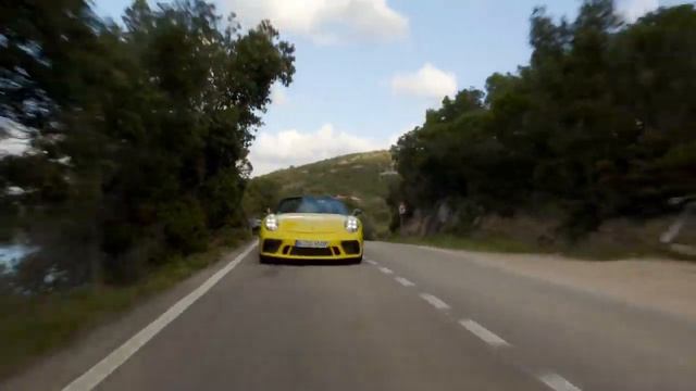 2020 Porsche 911 Speedster In Racing Yellow - Exterior, Interior,Driving
