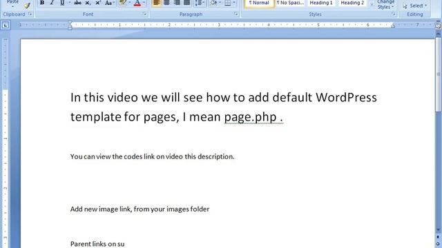WordPress Tutorial - Creating page.php (default Template) - Step 8 смотреть онлайн