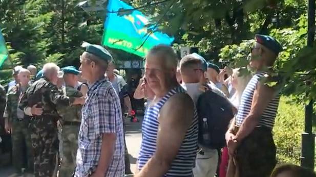 День ВДВ в городе Калининграде 2024 год смотреть онлайн