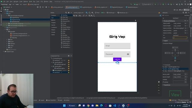Android Java Grup Sms 2- Giriş, Kayıt ve Splash Screen Yapımı смотреть онлайн