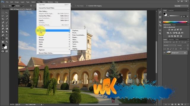 Adobe Photoshop CC, Tutorial exploring the layout, Basic course in english, chapter 2 смотреть онлайн