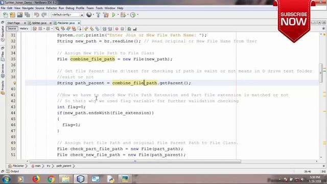 Java File Joiner Program смотреть онлайн