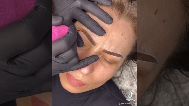 Перманентный макияж (татуаж)бровей смотреть онлайн