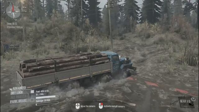 Spintires MudRunner | Logging | Ural Pack Mods смотреть онлайн