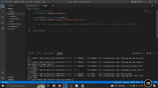 Express js #11 Koneksi Database MongoDB смотреть онлайн