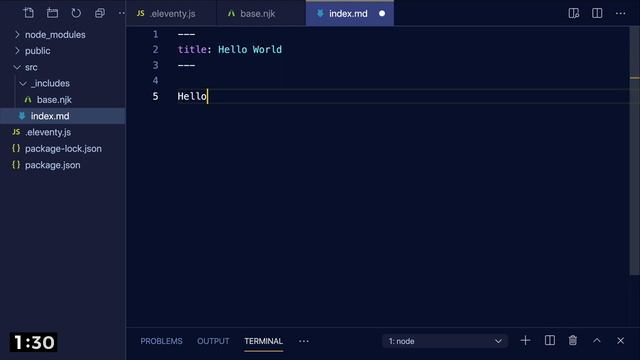 Build an 11ty Site in 3 Minutes смотреть онлайн