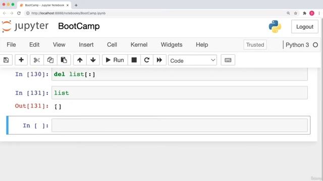 024 Python List Emptying a List with Clear and Del смотреть онлайн