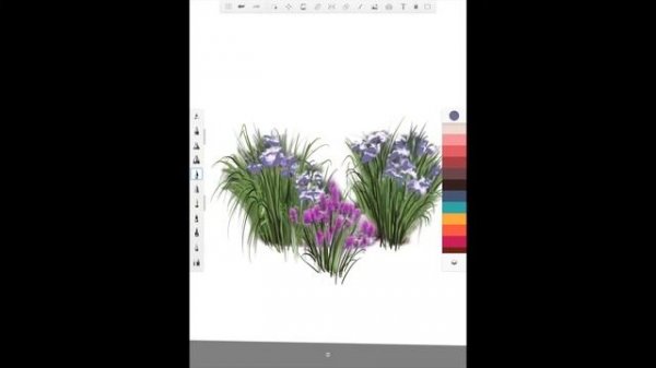 Скетч из коллажа - программа SketchBook