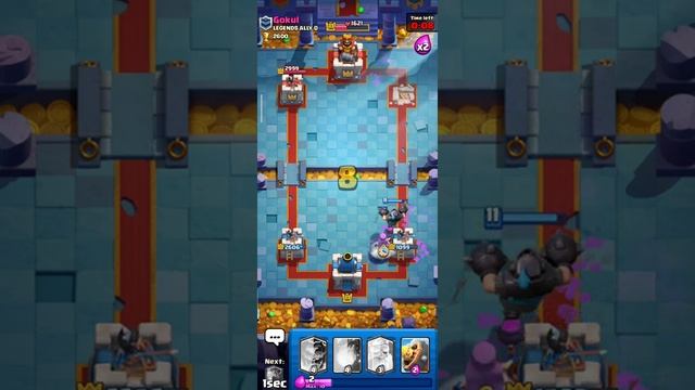 Triple draft fun Clash Royale game King level 9 game play Fun games #shorts DK army смотреть онлайн