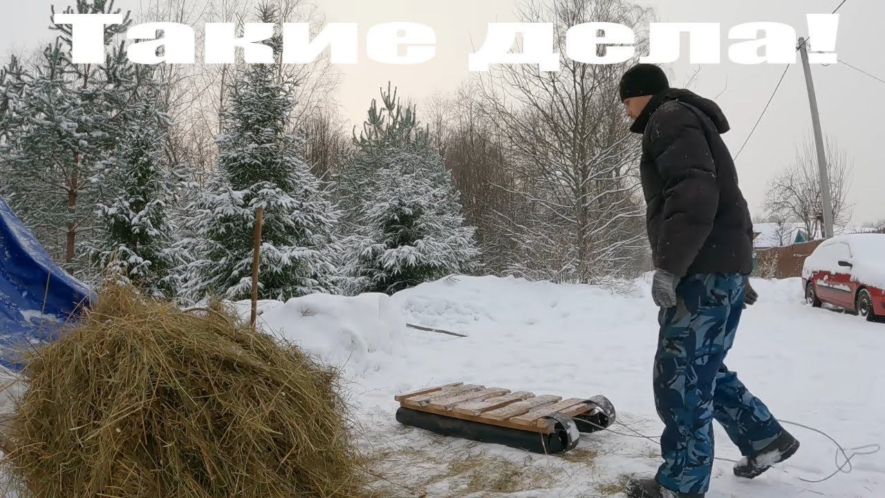 Про "остальное" хозяйство и последние деньки года! Жизнь в деревне! ❄️❄️❄️ смотреть онлайн