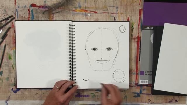 Daler-Rowney - Simply Sketching - How to sketch a human face смотреть онлайн