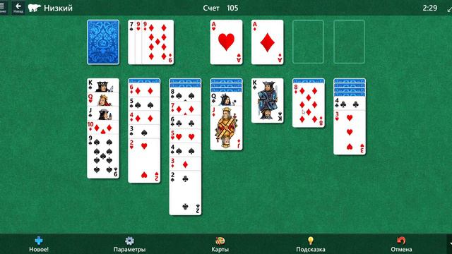 Игра Microsoft Solitaire Collection играю старая игра