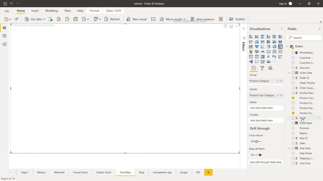 Power BI Treemap Chart Creating and Customizing | Power BI Tutorial for Beginners смотреть онлайн