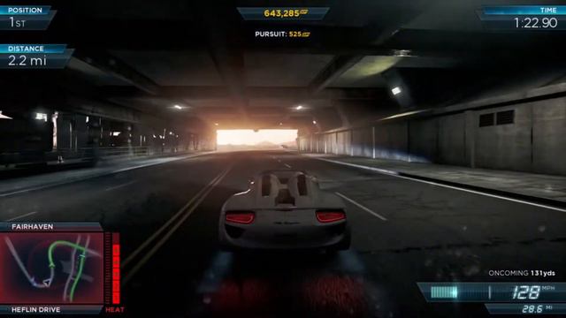 Need for Speed Most Wanted Lamborghini Aventador Gameplay 1080p High Settings смотреть онлайн