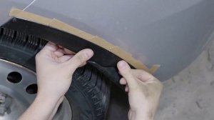 Защитные накладки на арки Лада Иксрей. Установка накладок.