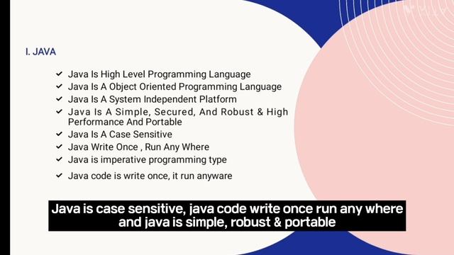 Day-5: What is java | Features of java | History of java versions | Java Full Stack Course | смотреть онлайн