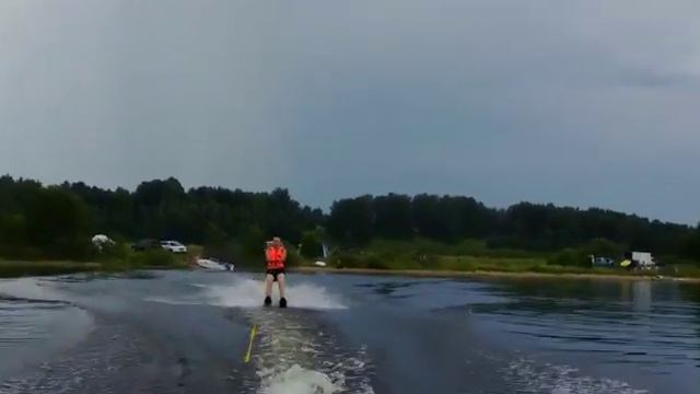 Подъем лыжника. амфибия Дон + Yamaha 30 (sea Pro 25)