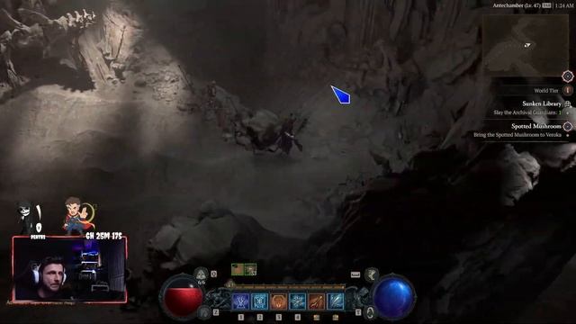 DUNGEON Sunken Library - Diablo 4 - Location & Walkthrough смотреть онлайн