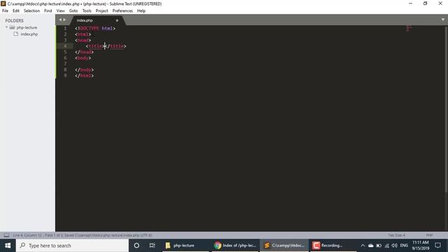 Writing first PHP Script Part (2/36) смотреть онлайн