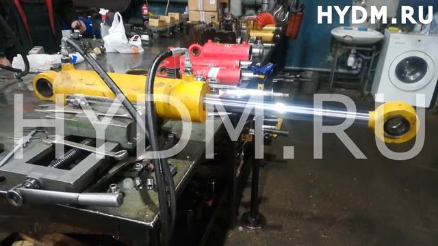 Проверка гидроцилиндра (125*50*400) | HYDM.RU #63 смотреть онлайн