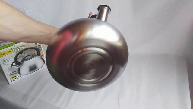 Чайник Maestro MR 1306 - обзор чайника из матовой нержавеющей стали для газовых и индукционных плитЧ смотреть онлайн