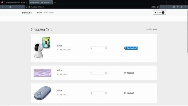 Como criar uma Mini Loja com PHP | Como listar produtos no carrinho | Aula 08 смотреть онлайн