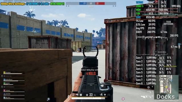 PUBG : i7 10700K + RTX 2080 Ti | 1080p & 1440p | Very Low & Ultra Settings смотреть онлайн