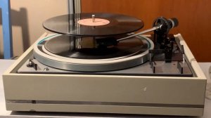 Dual 1219 - работа чейнджера (автомата) с граммофонными пластинками на 78 об/м.