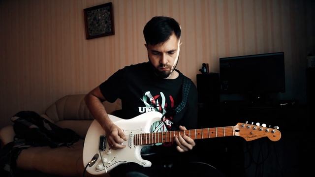 Fender Player Strat White - Comfortably Numb (Pink Floyd) Solo смотреть онлайн