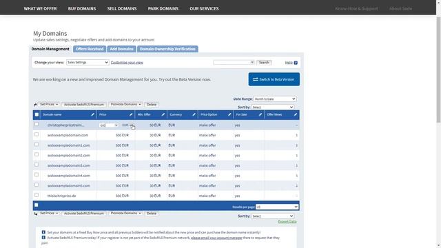 How to Update Sales Settings for Domains Listed as For Sale at Sedo смотреть онлайн