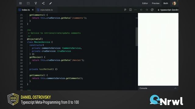 Typescript meta programming from 0 to 100 | Daniel Ostrovsky | ng-conf 2022 смотреть онлайн