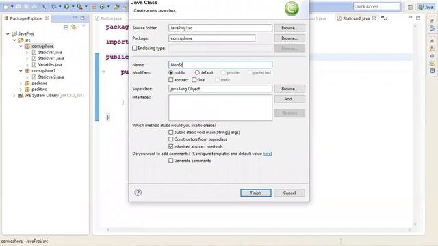 Qshore Technologies | Selenium Training | Variables in Java смотреть онлайн