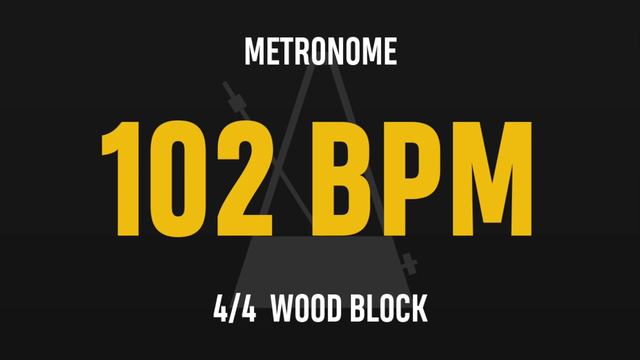 102 BPM 4/4 - Best Metronome (Sound : Wood block) смотреть онлайн