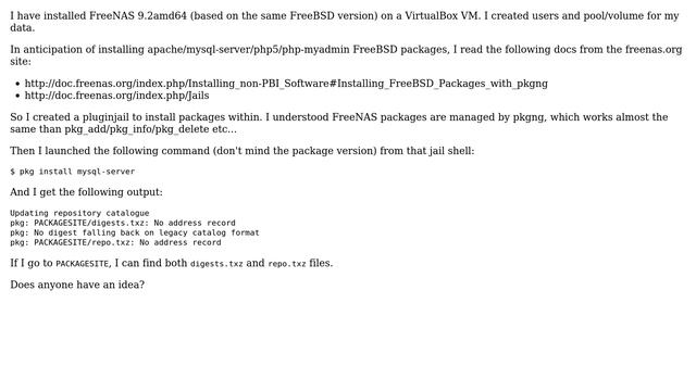 Unix & Linux: FreeNAS 9.2: install FreeBSD packages (2 Solutions!!) смотреть онлайн