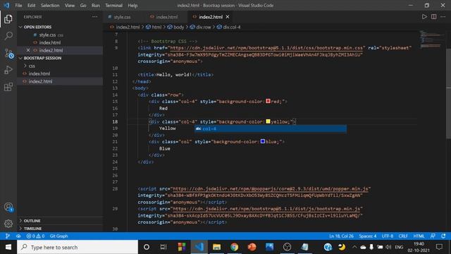 Session 5 - Bootstrap смотреть онлайн