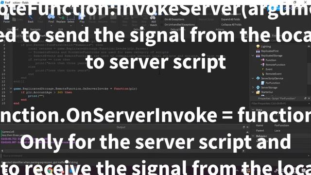 ROBLOX Tutorial - Bindable and Remote Usage смотреть онлайн