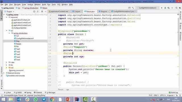 Урок 19 - Аннотация @Value (Spring для Начинающих) смотреть онлайн