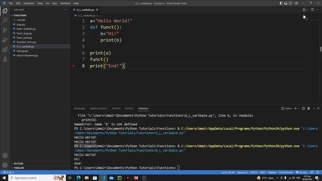 Namespaces in Python Functions | Complete Functional Programming Course in Python | Tutorial 13 смотреть онлайн