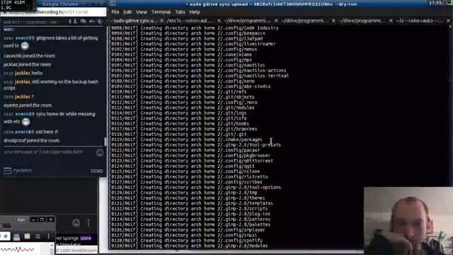 Bash script for my Linux system backup. 1st simul-stream with restream.io! смотреть онлайн