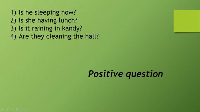 The present continuous Tense смотреть онлайн