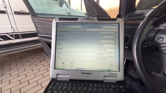 E-klass W210 KIW-Отображение скорости на дисплее.