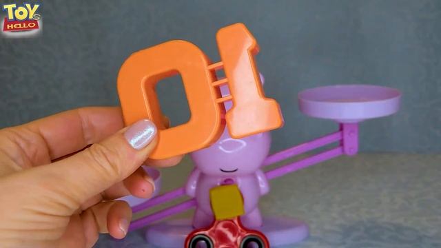 Counting FUNNY COLORED ANIMALS Cows Horses Learning Colors SHAPES In English CARTOON For Kids