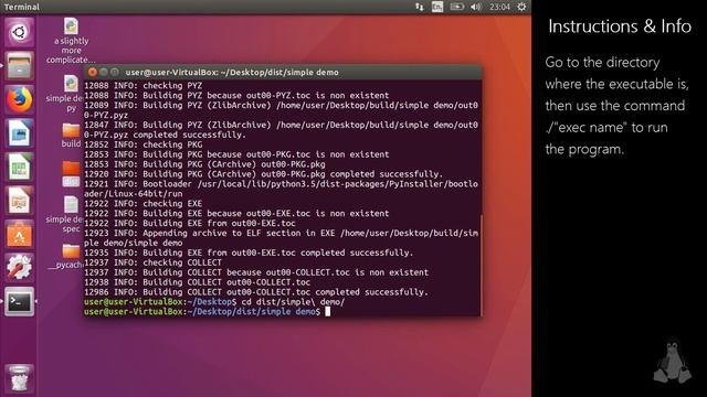 Pyinstaller Basics: Convert .py to .exe/ELF смотреть онлайн