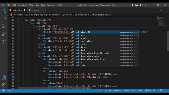 Responsive Profile Card using HTML/CSS and Bootstrap смотреть онлайн