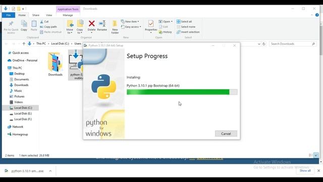 How to install Python 3.10.1 on Windows 10 смотреть онлайн