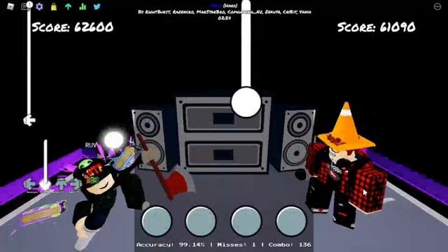 PLAYING HARD SONGS IN ROBLOX FUNKY FRIDAY! смотреть онлайн