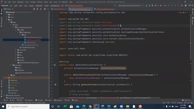 JwtAuthenticationFilter #1 смотреть онлайн