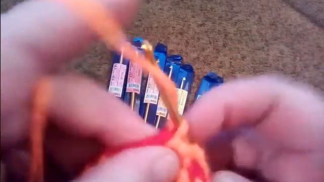 Двухсторонние крючки для тунисского вязания по кругу. Тунисское круговое вязание